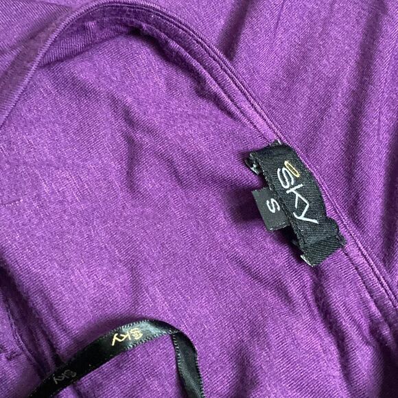 New. SKY purple halter embellished maxi dress. Small. Retails $259 - Picture 9 of 9